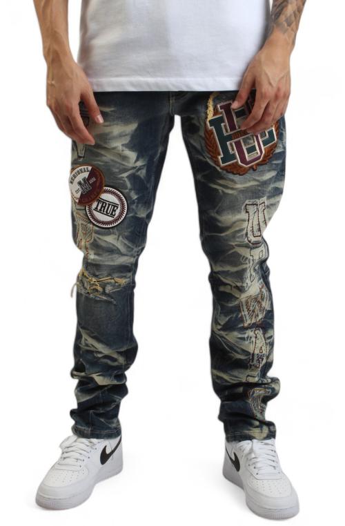 Varsity Patch Jeans