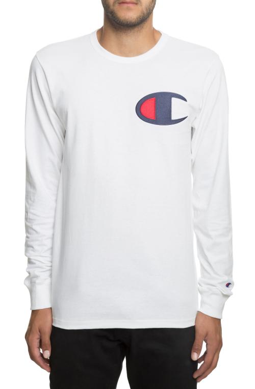 The Heritage ""C"" Patch Applique Long Sleeve in White