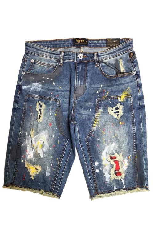 Evan Limited Premium Washed Denim Short Pants.