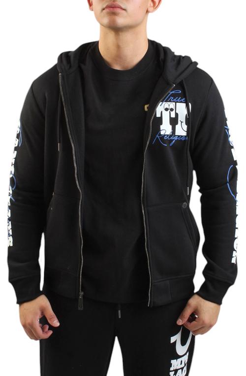 PUFF PRINT LOGO ZIP HOODIE