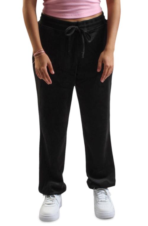 VELOUR BIG T LUREX JOGGER