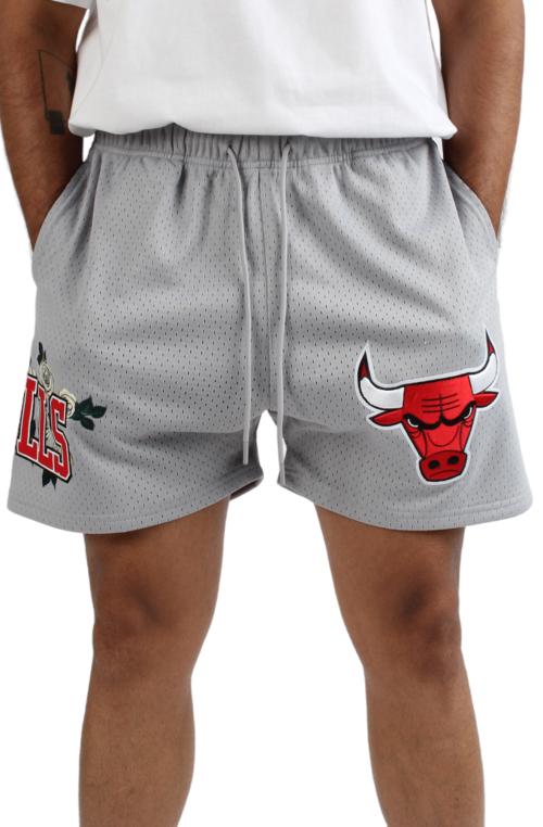 Bulls Roses Logo Mesh Short