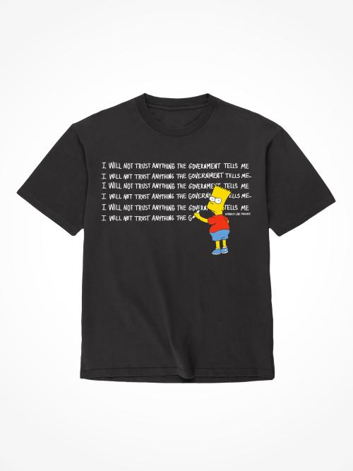 Will Not Trust the Government - Black T-Shirt