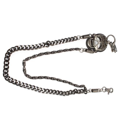 Skull Double Wallet Chain