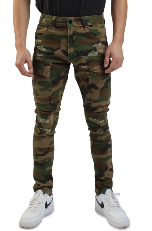 Distressed Utility Cargo Jean