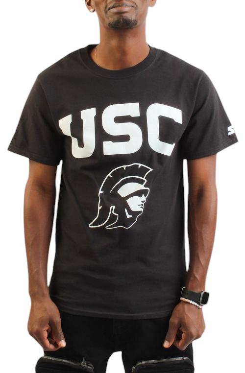 USC Trojan Tee Blk/White