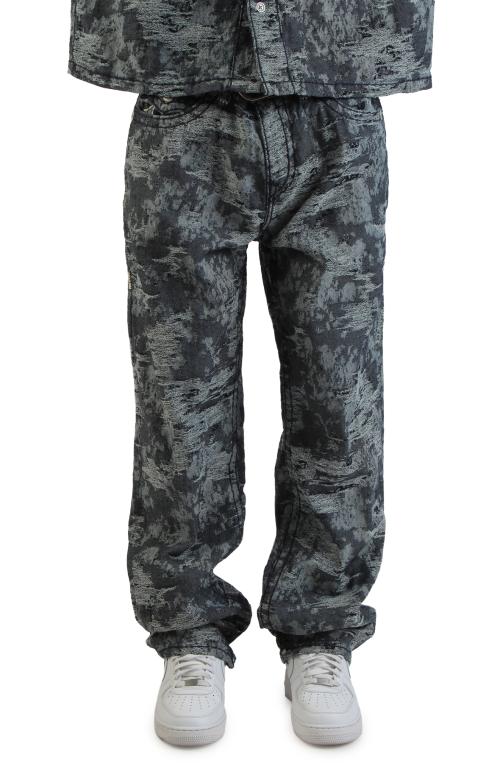 Bobby Jacquard Super T Baggy Jean 32