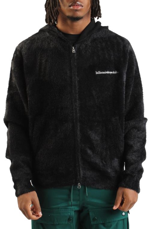 Fuzz Zip-Up Hoodie