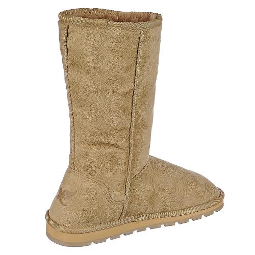 Flat Mid-Calf Boot B-XS0012 Camel