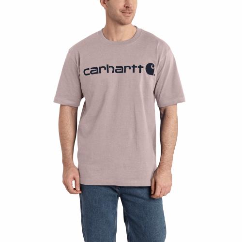 S/S Signature Logo T-Shirt - Mink