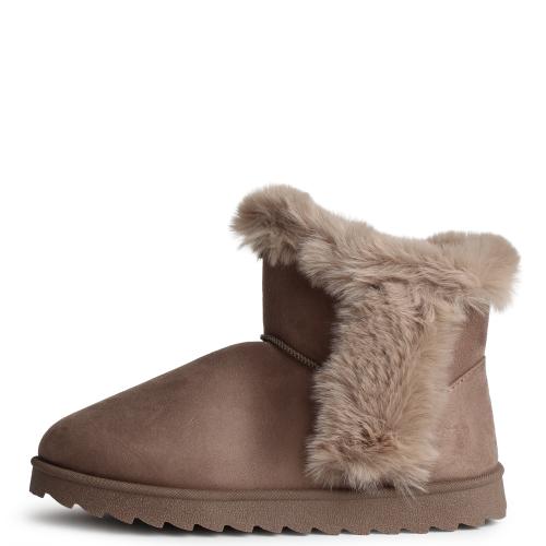 Melon-04 Ankle Fur Bootie