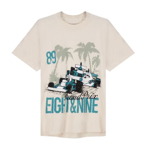 Palms Short Sleeve Tee Cream