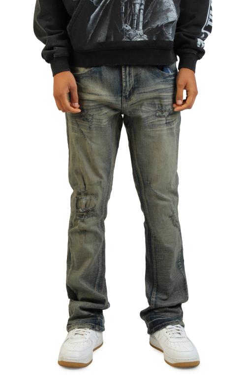 Core Stacked Flare Jean