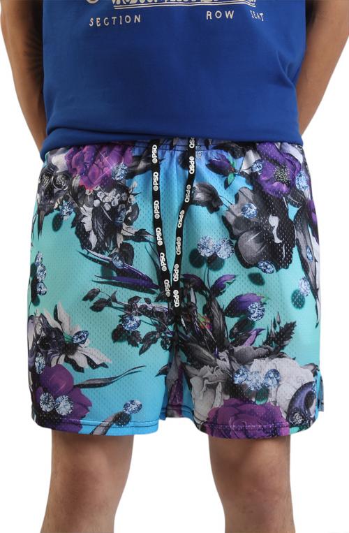 Floral Demise Sky Shorts