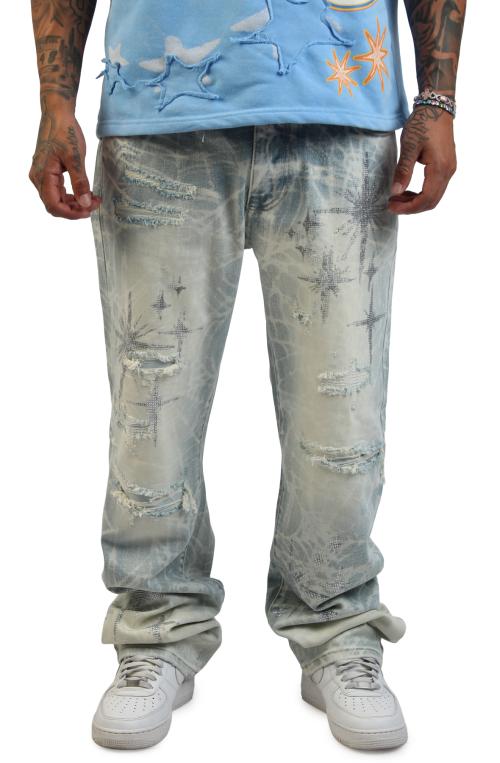 Spider Web Stone Jean