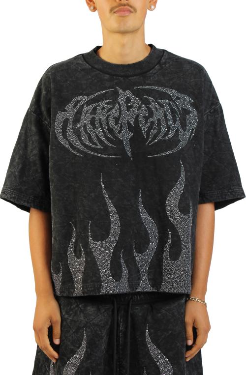 Flame Grid T-Shirt