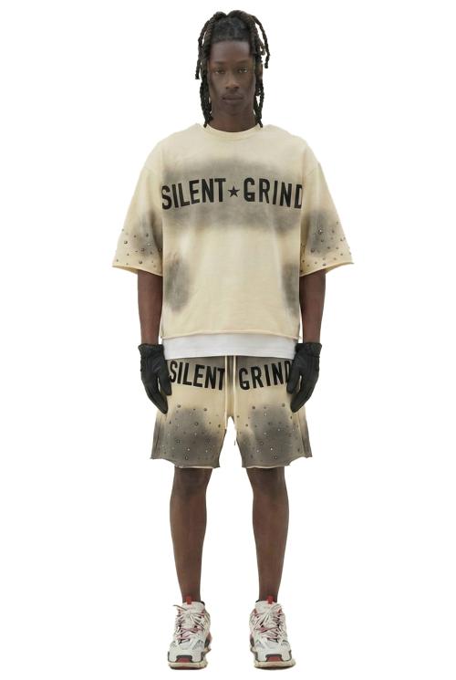 NEW NOEL S/N Jersey 3/4 Sleeve Crop top Tee
