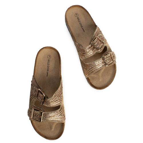 Michiko-103  Double Strap Slide