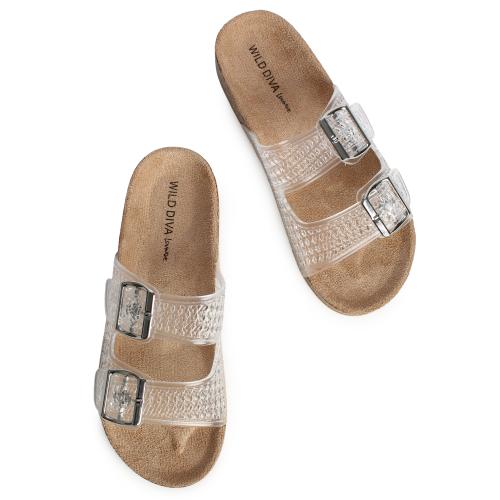 Audrina-41 Double Strap Slide