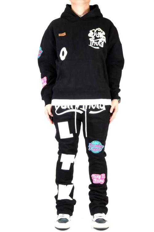 L.T.K Heavy Weight Brushed Fleece Hoodie & Jogger Pants Coordinate