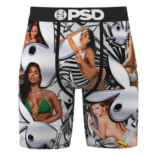 Playboy Bunny Chrome Boxer Briefs