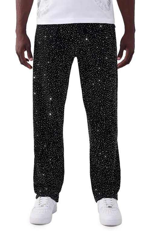 Bobby Rhinestone Big T Flap Baggy Jean