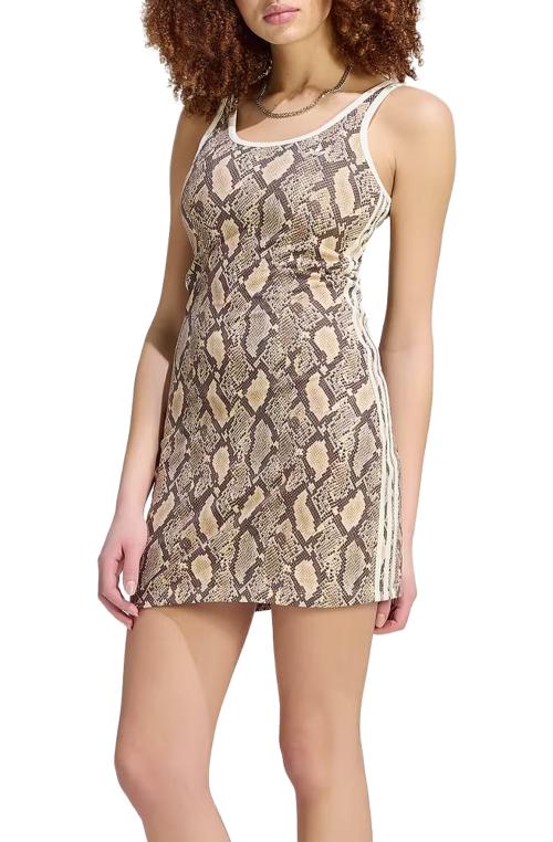 Snake Prink Mini Dress