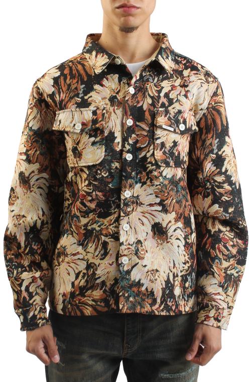 Floral Jacquard Jacket