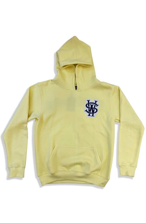 Stay Winning Yellow Embroidered SW Logo Cursive Hoodie