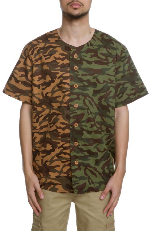 The Clover Baseball Jersey in Camo