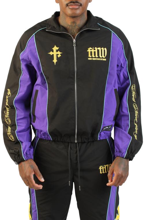 Pieced Track Jacket