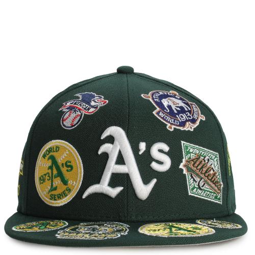 MLB Oakland Athletics 59FIFTY All Over Patch Fitted Hat