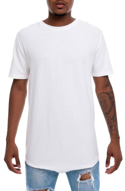 The Elongated Classic Tee in Eggshell