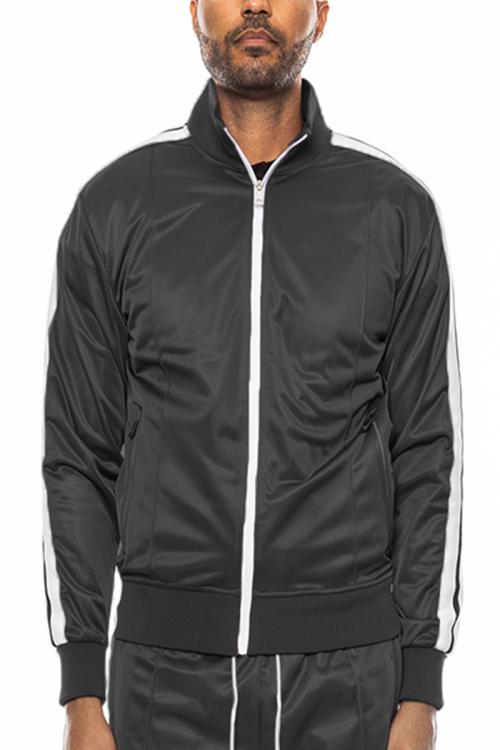 Front Pleat Track Jacket
