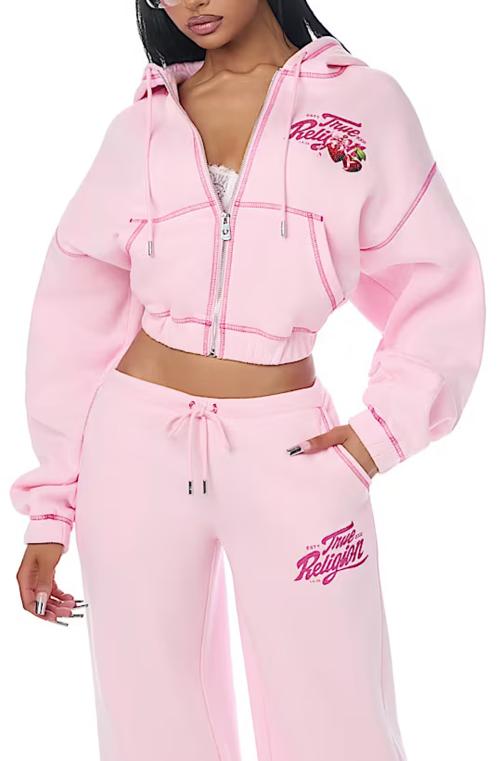 crystal cherry girlfriend zip hoodie
