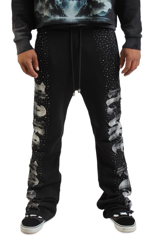 Studded Flared Pants