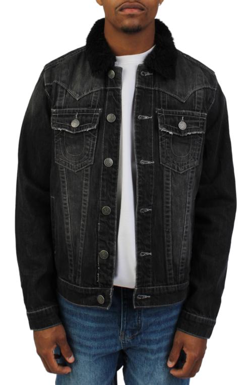 Jimmy Shearling Lined Denim Jacket