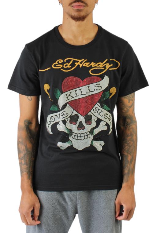 Skull Rhinestone T-Shirt