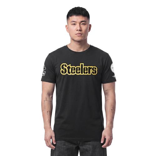 NFL PITTSBURGH STEELERS CLASSIC CHENILLE MEN'S SHIRT (BLACK)