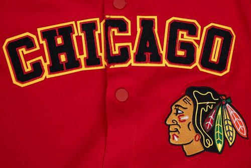 NHL CHICAGO BLACKHAWKS CLASSIC WARM UP JACKET
