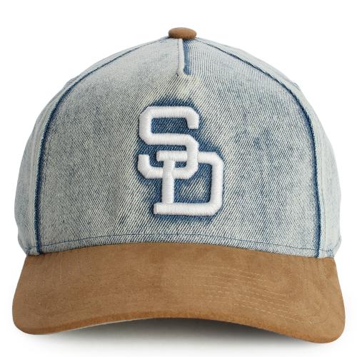 MLB San Diego Padres Pro Pinch Denim Suede Hat