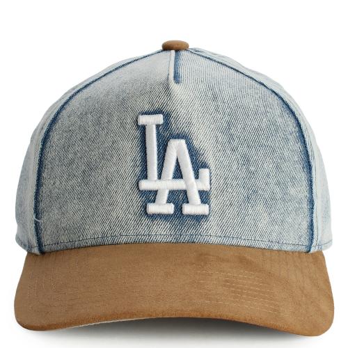 MLB Los Angeles Dodgers Pro Pinch Denim Suede Hat
