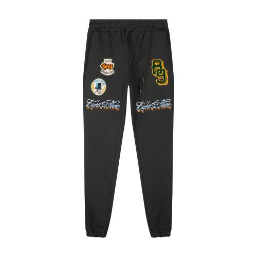 Knocks Fleece Black Jogger Sweatpant