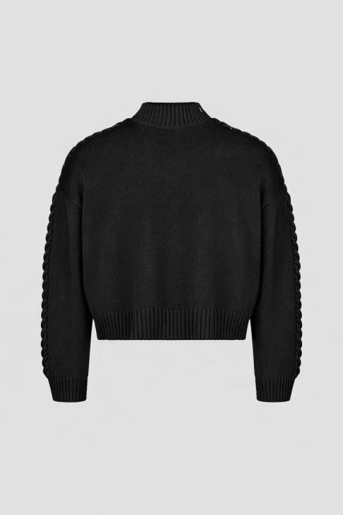 Braided Knit Sweater